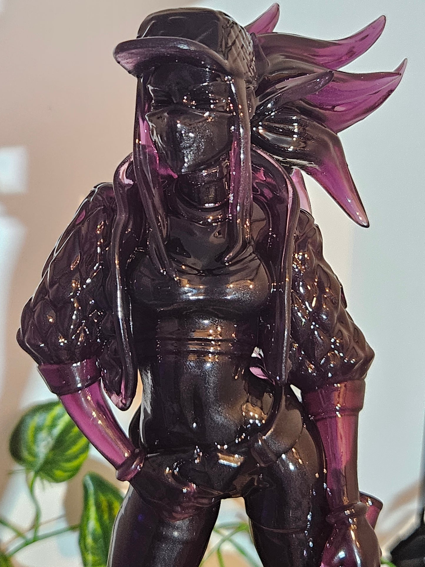 3D-gedruckte Akali KDA Figur aus Harz – Perfekt für Cosplay & Gaming 24,5 cm Sammlerstück