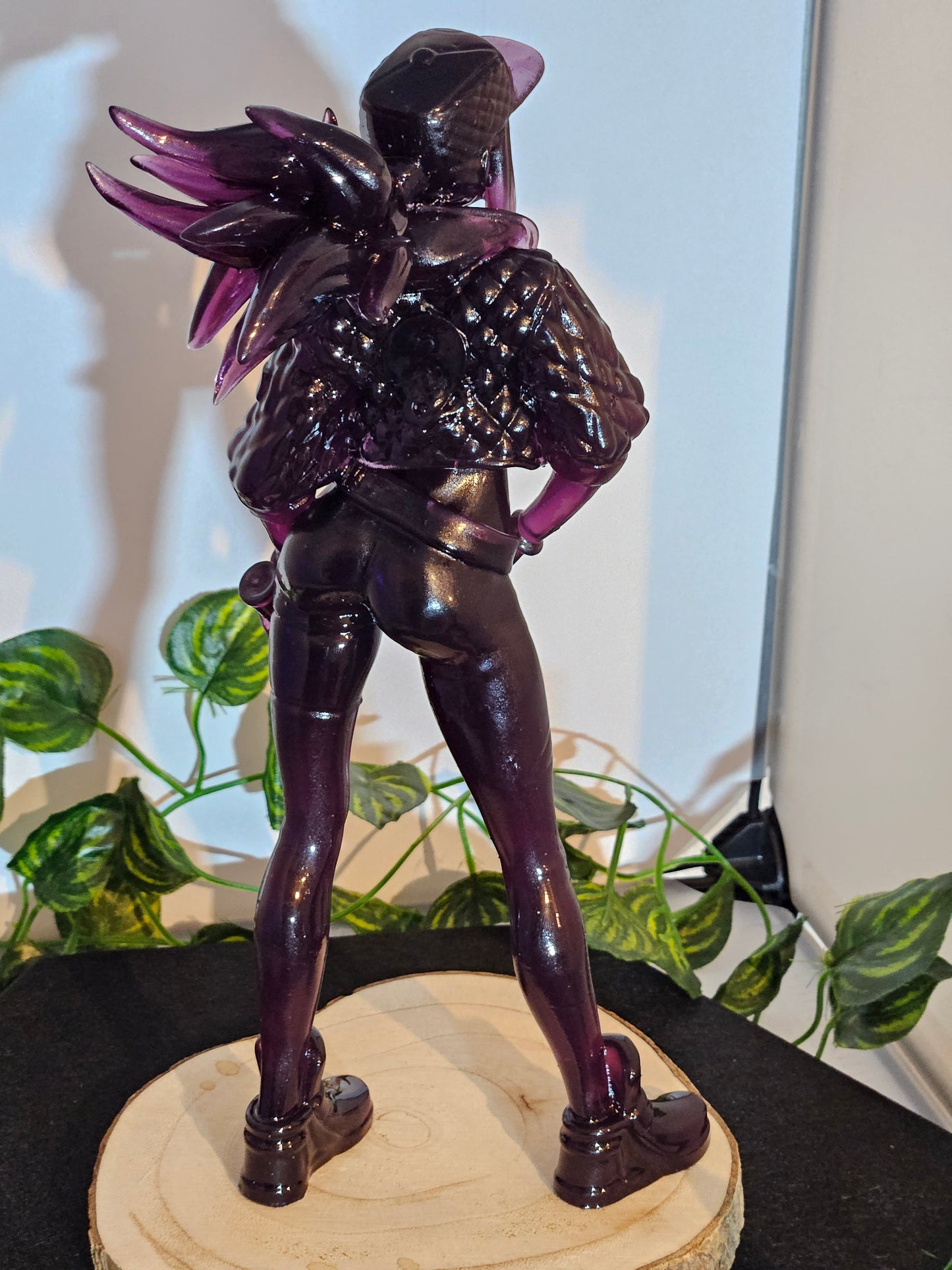 3D-gedruckte Akali KDA Figur aus Harz – Perfekt für Cosplay & Gaming 24,5 cm Sammlerstück