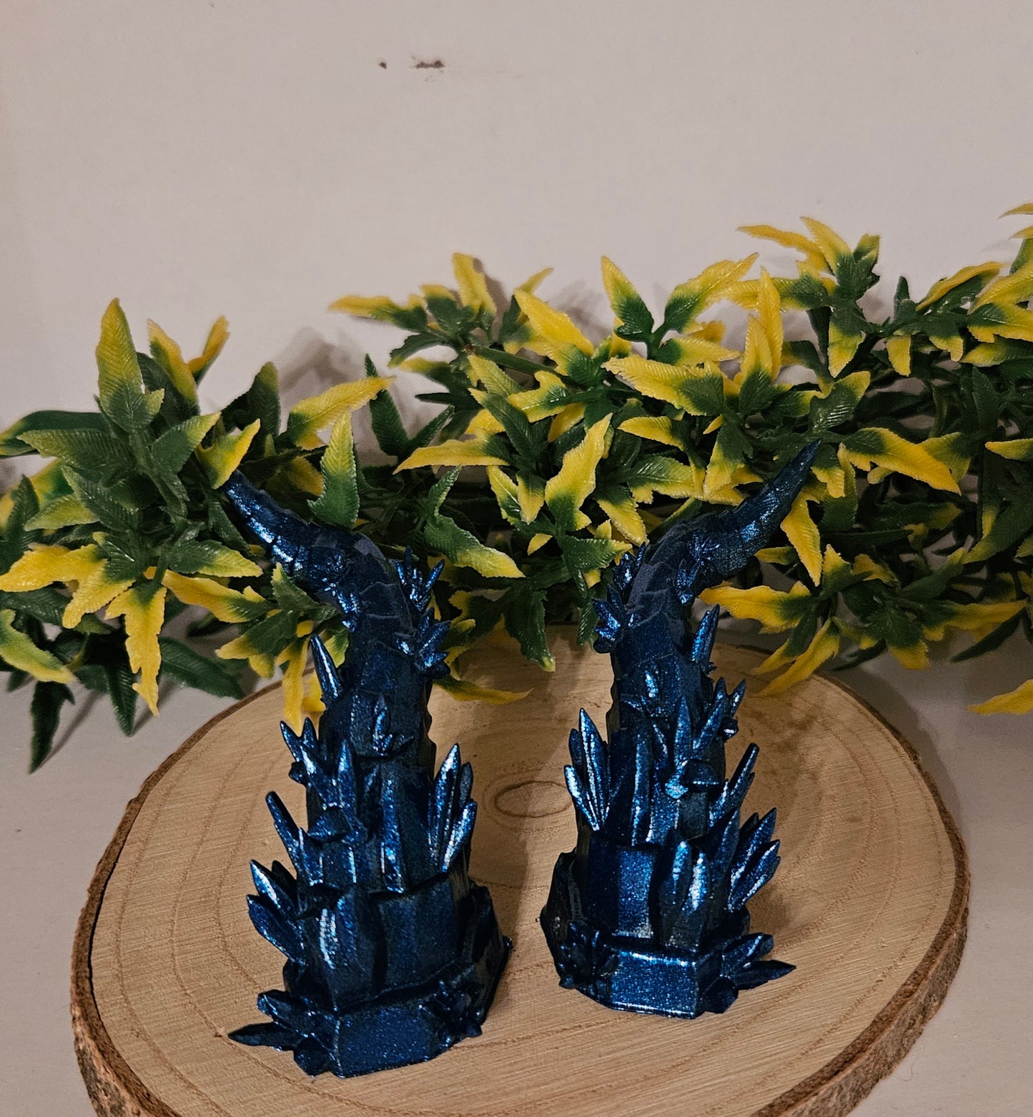 Verschiedene 3D-gedruckte Resin-Hörner für Cosplay – Kristallartige Dämonenhörner | Handgefertigte Accessoires für Fantasy & Anime Kostüme