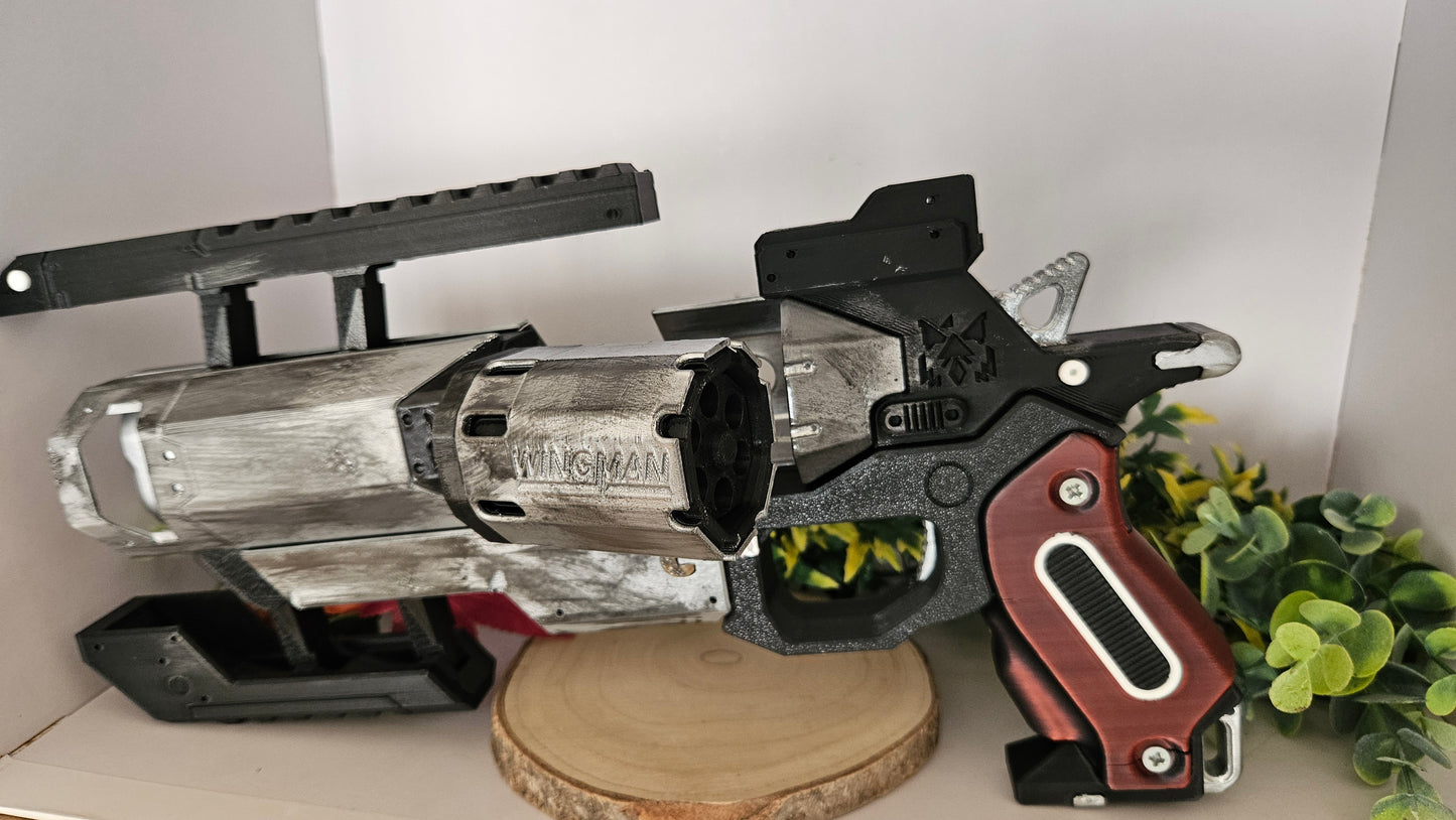 Hochwertiger 3D-gedruckter Apex Legends Wingman Revolver aus PLA – Perfekt für Cosplay & Gaming