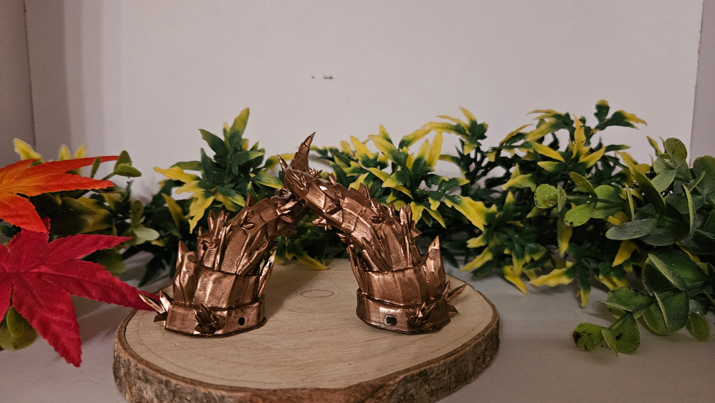Verschiedene 3D-gedruckte Resin-Hörner für Cosplay – Kristallartige Dämonenhörner | Handgefertigte Accessoires für Fantasy & Anime Kostüme