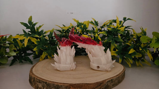 Verschiedene 3D-gedruckte Resin-Hörner für Cosplay – Kristallartige Dämonenhörner | Handgefertigte Accessoires für Fantasy & Anime Kostüme