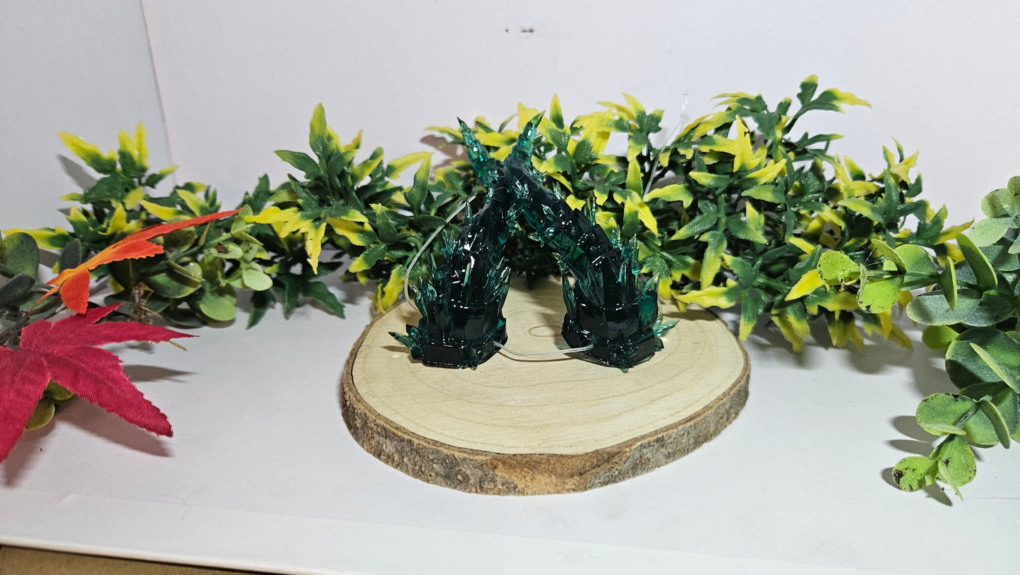 Verschiedene 3D-gedruckte Resin-Hörner für Cosplay – Kristallartige Dämonenhörner | Handgefertigte Accessoires für Fantasy & Anime Kostüme