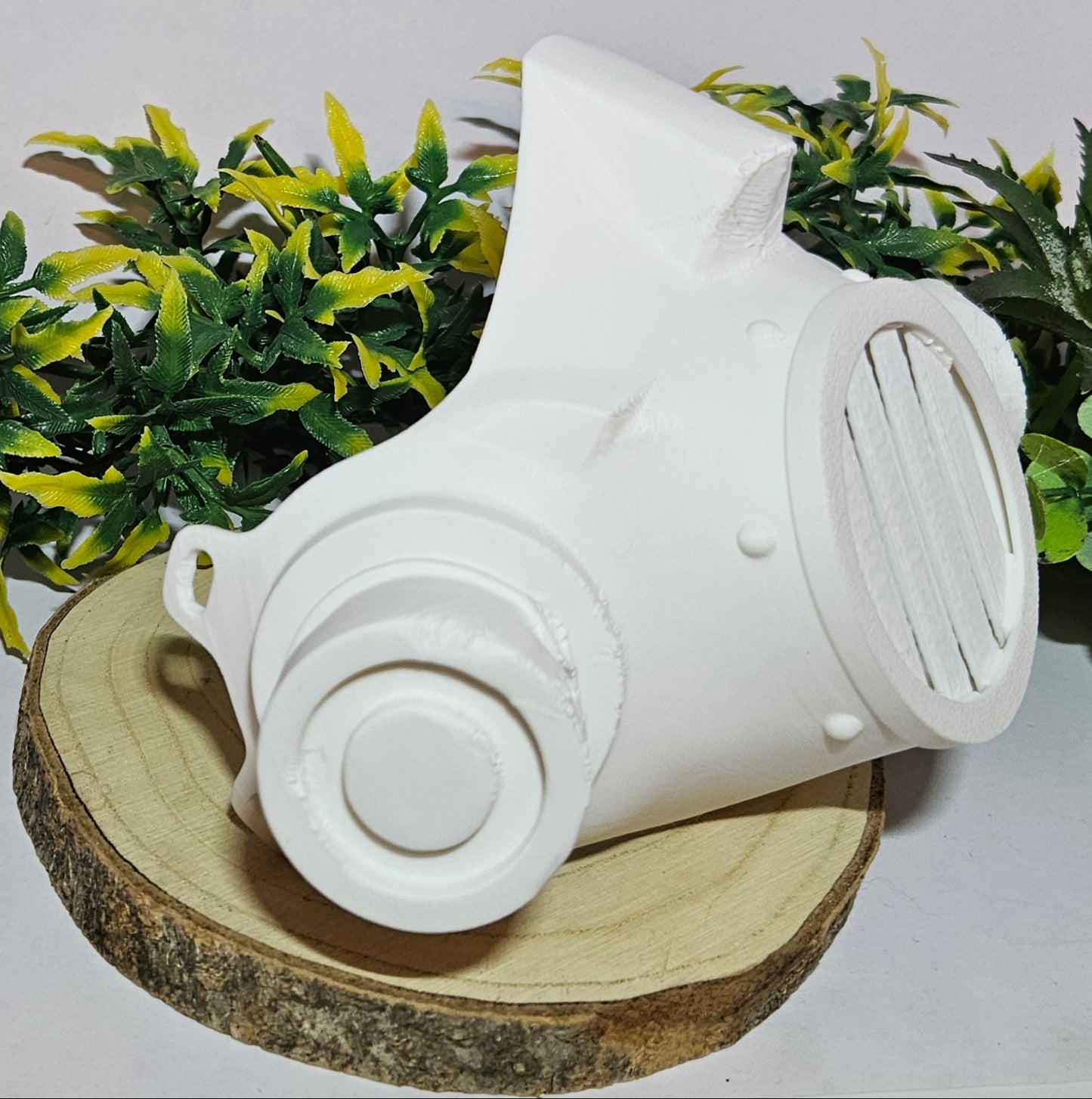 Jinx Gasmaske aus PLA 3D Druck DIY Cosplay & Gaming Accessoire Selbst Bemalen