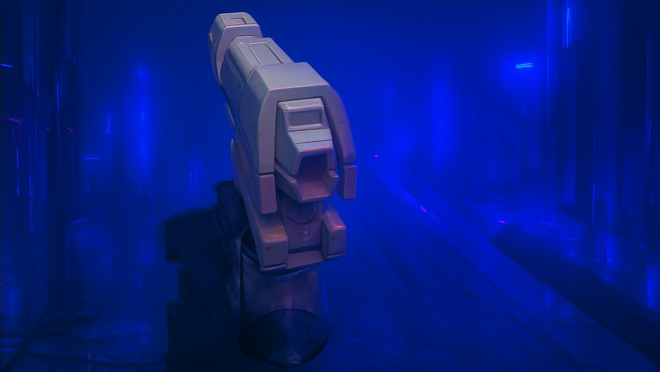 Zero Suit Samus Paralyzier Gun – 3D-gedrucktes PLA-Modell zum Selbstbemalen Perfekt für Cosplay & Gaming