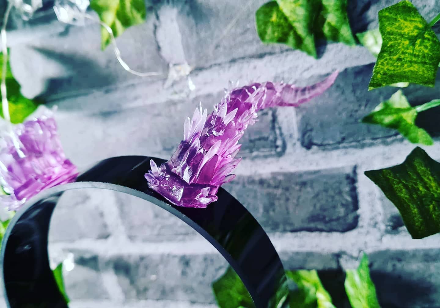 Verschiedene 3D-gedruckte Resin-Hörner für Cosplay – Kristallartige Dämonenhörner | Handgefertigte Accessoires für Fantasy & Anime Kostüme