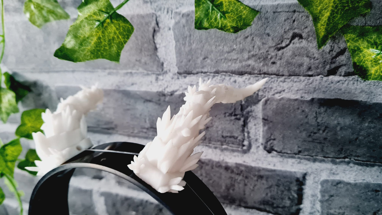 Verschiedene 3D-gedruckte Resin-Hörner für Cosplay – Kristallartige Dämonenhörner | Handgefertigte Accessoires für Fantasy & Anime Kostüme