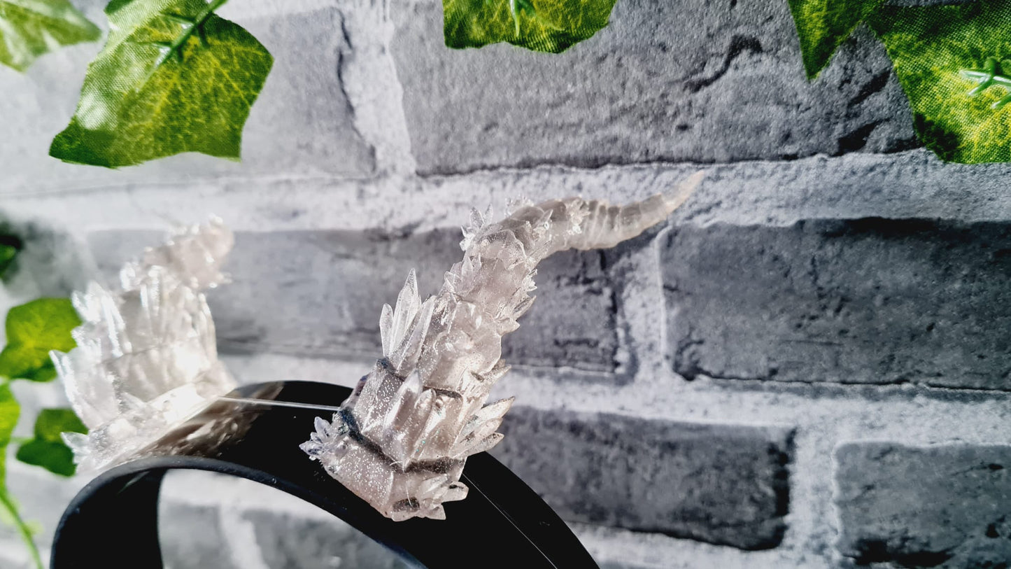 Verschiedene 3D-gedruckte Resin-Hörner für Cosplay – Kristallartige Dämonenhörner | Handgefertigte Accessoires für Fantasy & Anime Kostüme
