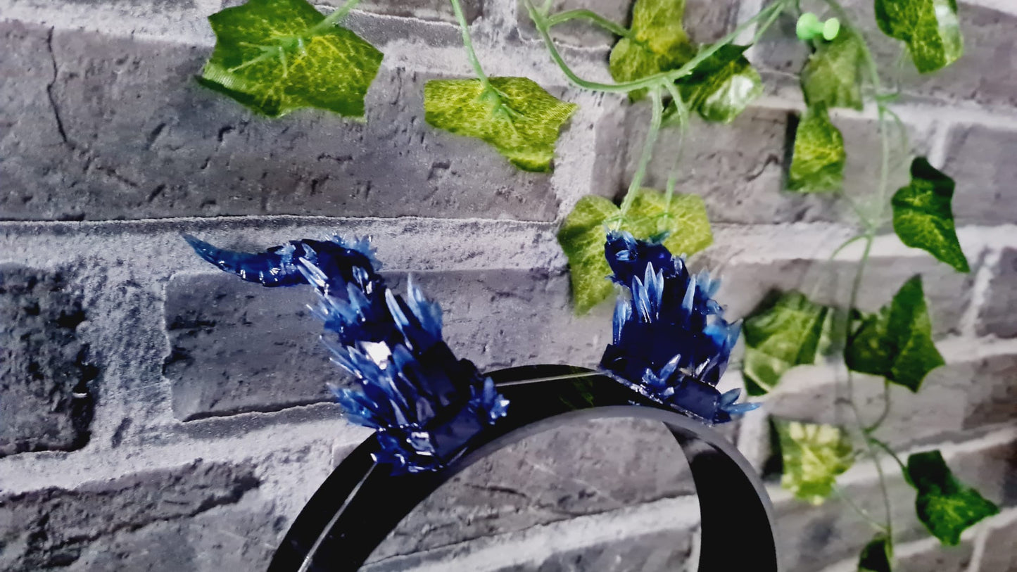 Verschiedene 3D-gedruckte Resin-Hörner für Cosplay – Kristallartige Dämonenhörner | Handgefertigte Accessoires für Fantasy & Anime Kostüme