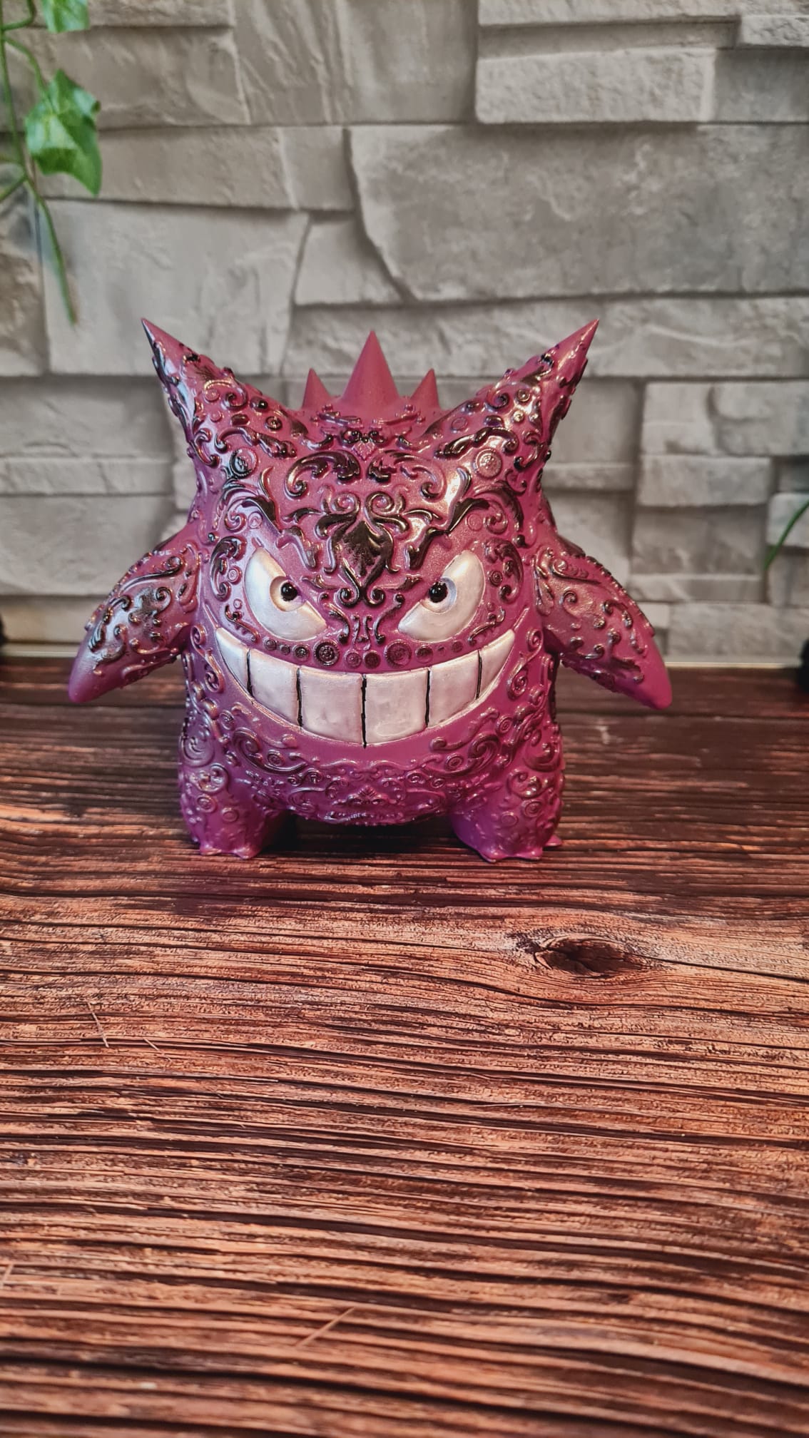 Handbemalte 3D-gedruckte Pikachu (22cm) & Gengar (13cm) Ornamental-Figuren – Perfekt für Cosplay & Gaming Fans