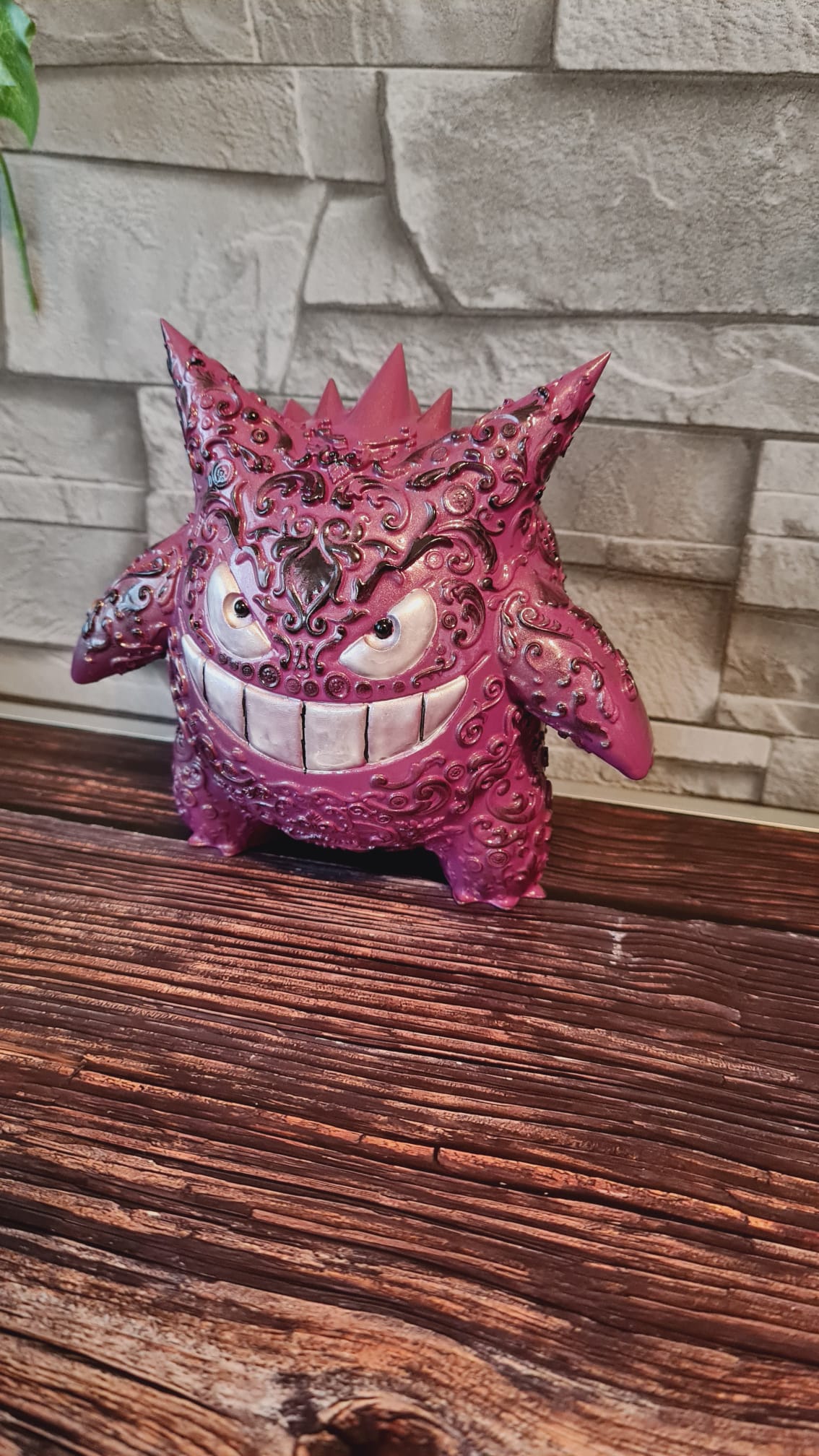 Handbemalte 3D-gedruckte Pikachu (22cm) & Gengar (13cm) Ornamental-Figuren – Perfekt für Cosplay & Gaming Fans
