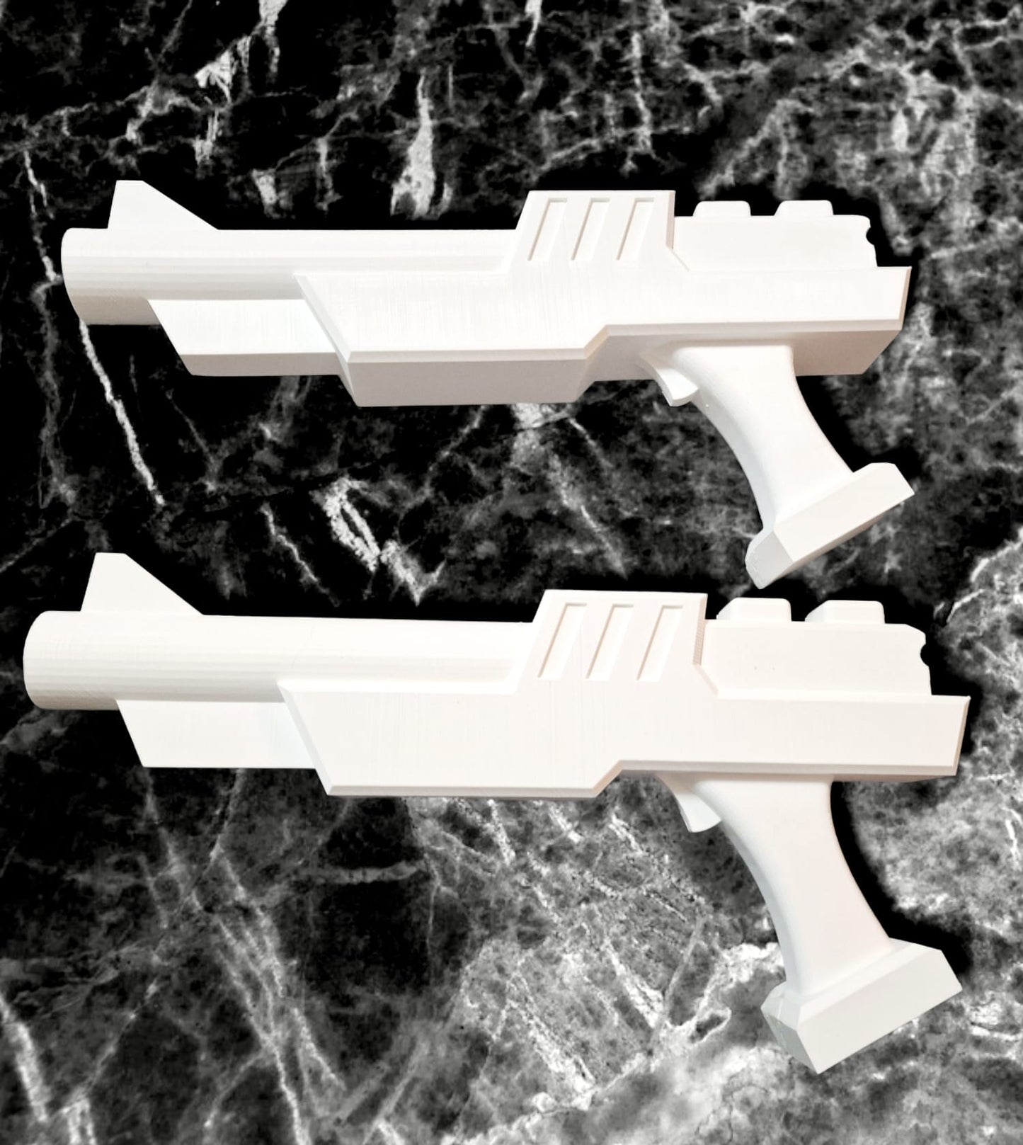 3D-gedruckte Arcade Miss Fortune Guns – 2er-Set, 33 cm, 200 g, aus PLA – Perfekt für Gaming & Cosplay