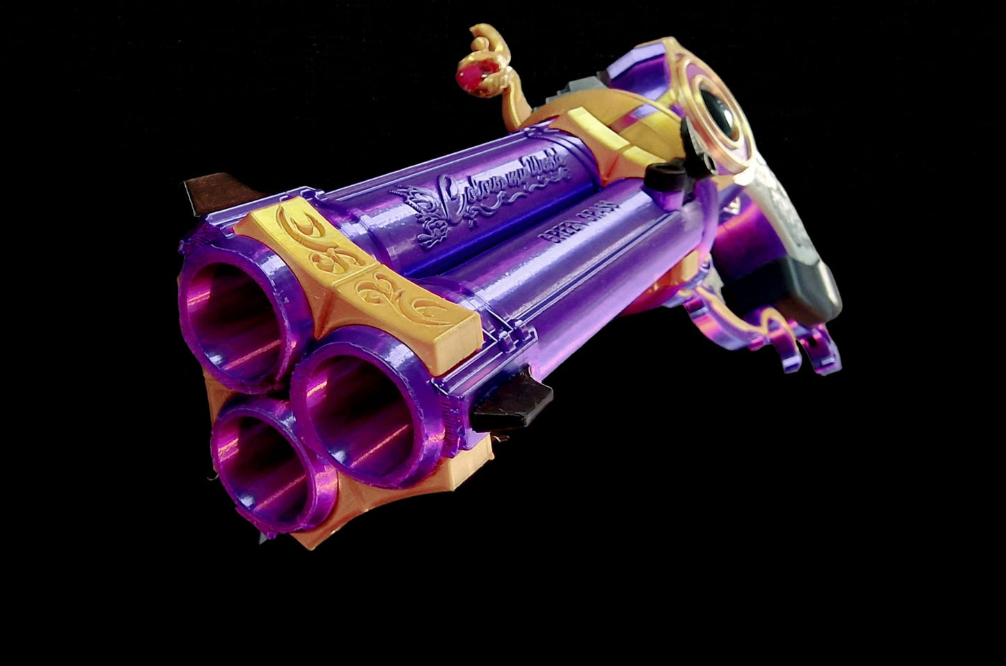 3D-gedruckte Bayonetta „Color the World“ Cosplay-Pistolen – Farbige PLA-Versionen für Gaming-Fans