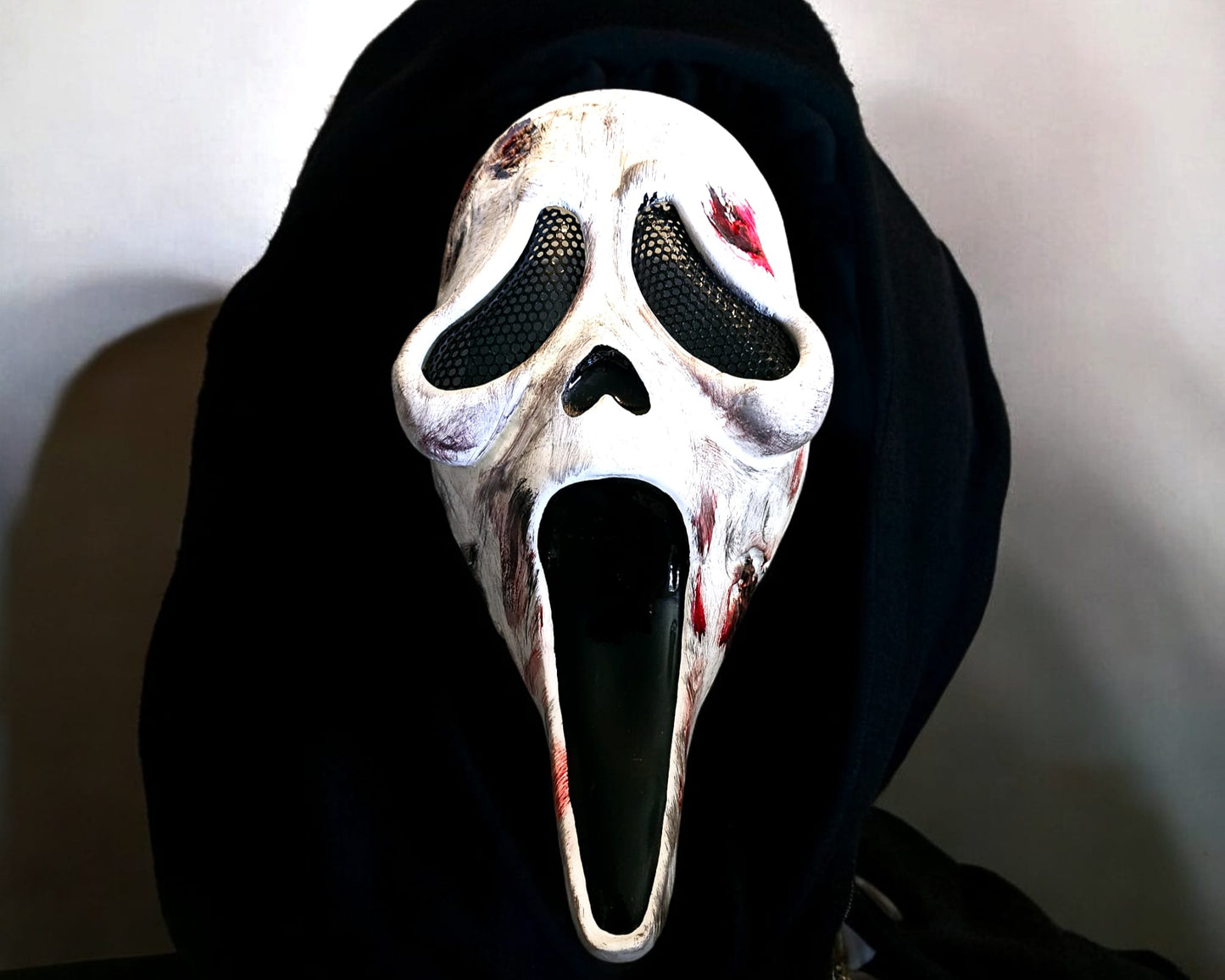 3D-gedruckte, handbemalte Scream Maske aus PLA – Perfekt für Cosplay, Gaming & Halloween