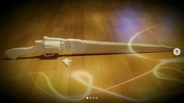 3D-gedrucktes Final Fantasy Gunblade Sword (84 cm) – Perfekt für Cosplay & Gaming!