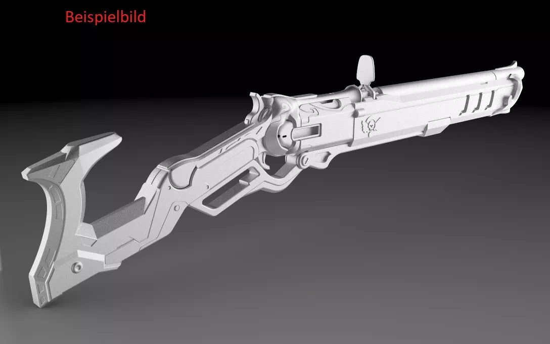 Ashe Viper Rifle (100 cm) – 3D-gedruckt aus PLA | Perfekt für Cosplay