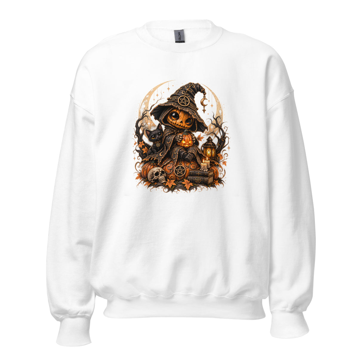 Kürbishexe – Gothic Sweatshirt – Vorderansicht