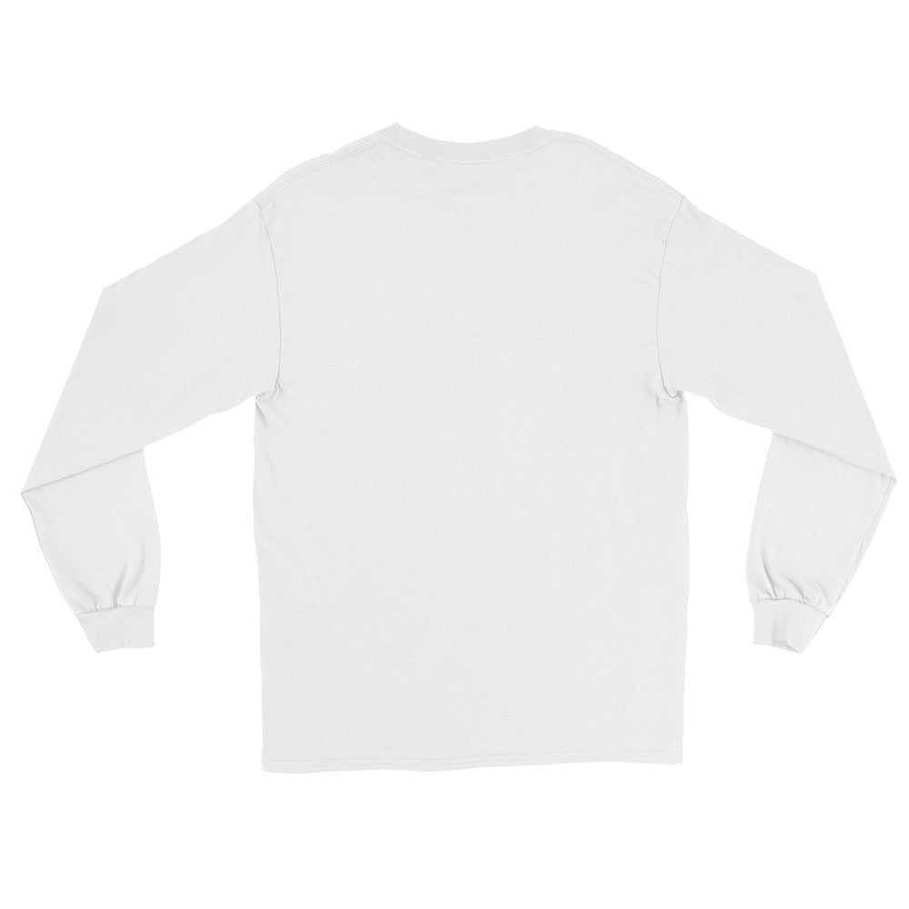 Kitsune-Fuchs Longsleeve – Schwarz & Weiß – Rückansicht