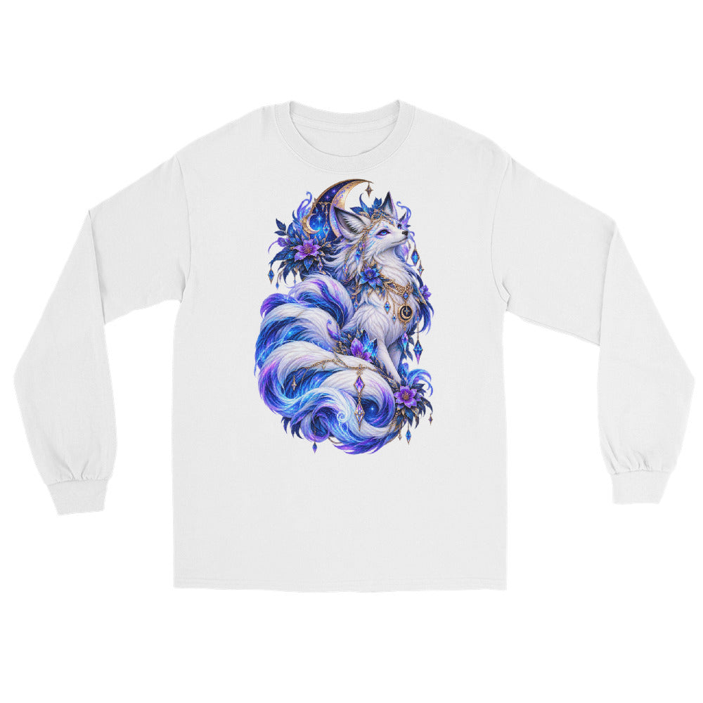 Mondfuchs – Mystisches Kitsune Long Sleeve – Vorderansicht