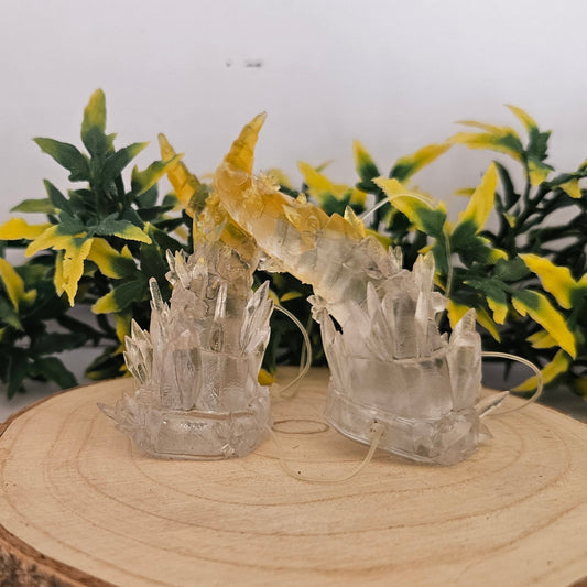 Verschiedene 3D-gedruckte Resin-Hörner für Cosplay – Kristallartige Dämonenhörner | Handgefertigte Accessoires für Fantasy & Anime Kostüme