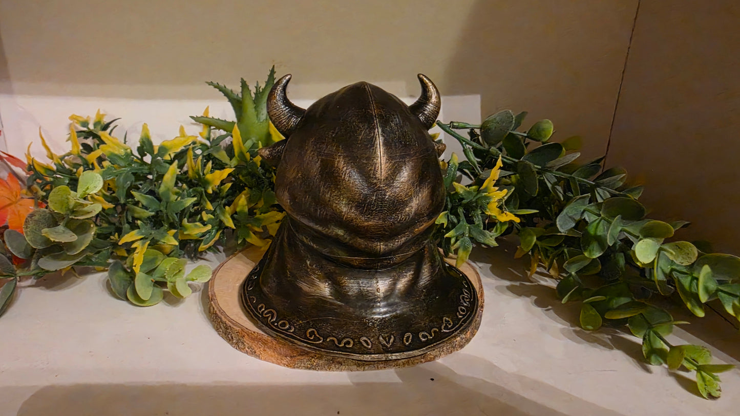 Gothic Minotaurus Figur – Handbemalte mystische Deko aus Kunstharz | 10 cm