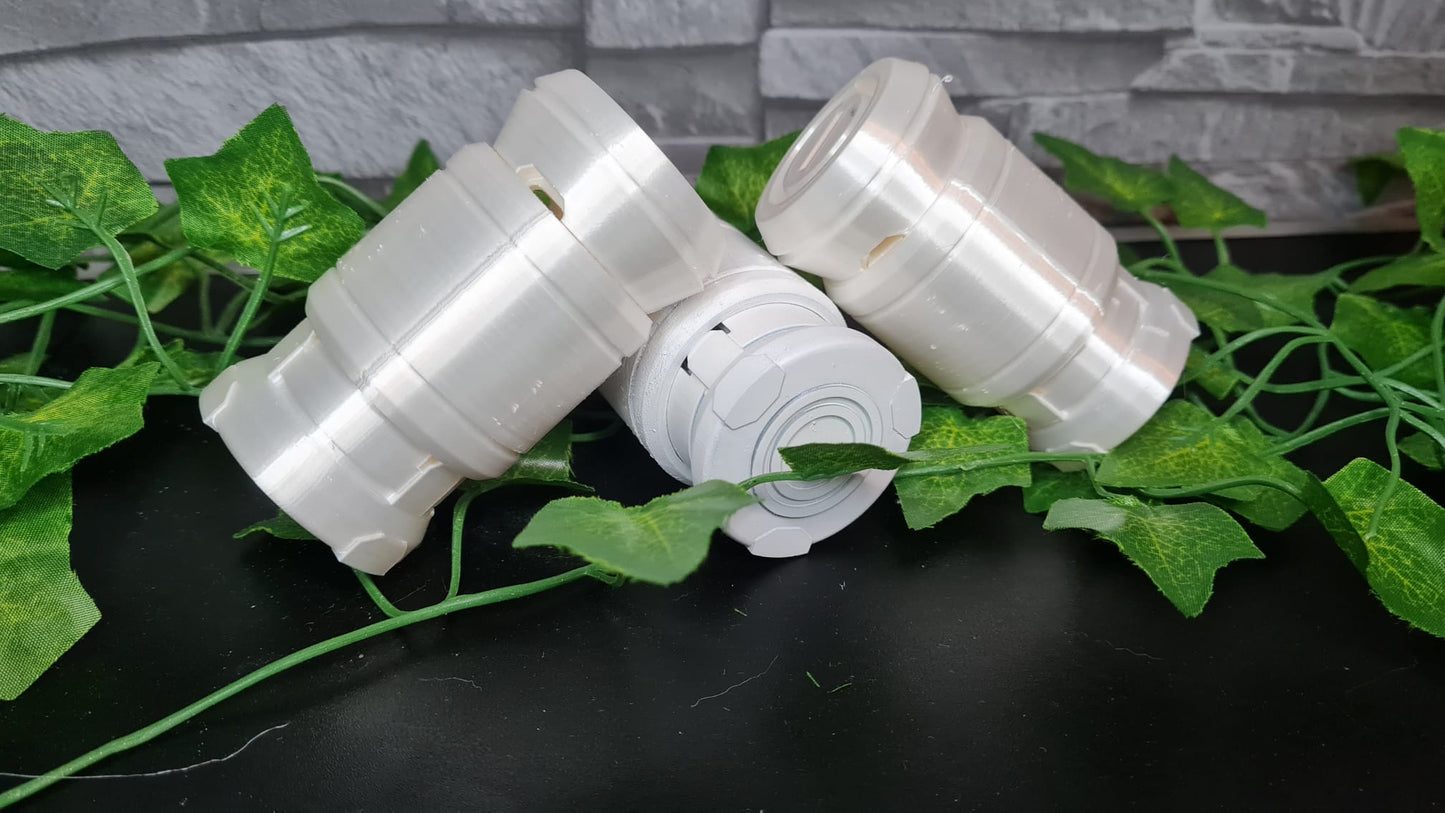 3D-gedruckte Overwatch Ashe Granaten – Set aus 3 – 50g, 10cm – PLA – Zum Selbstbemalen für Cosplay & Gaming