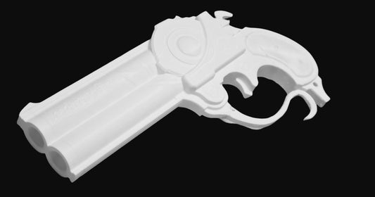 Scarborough Fair Bayonetta Pistol – 3D-Druck PLA (30 cm)  Perfekt für Cosplay & Gaming