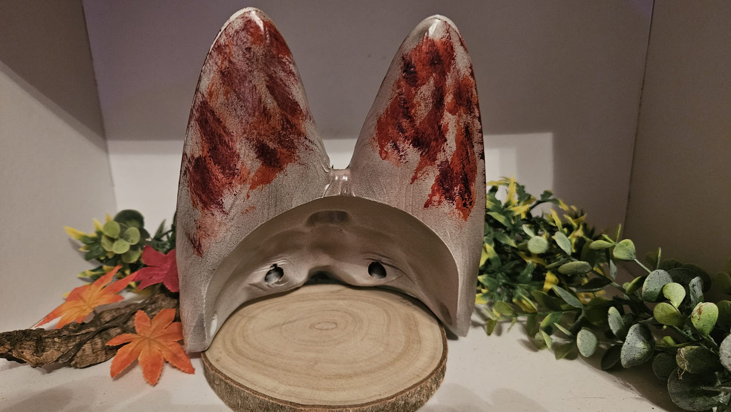 Silent Hill F Fuchsmaske – 3D-gedruckt & handbemalt – Cosplay Gaming Accessoire aus PLA