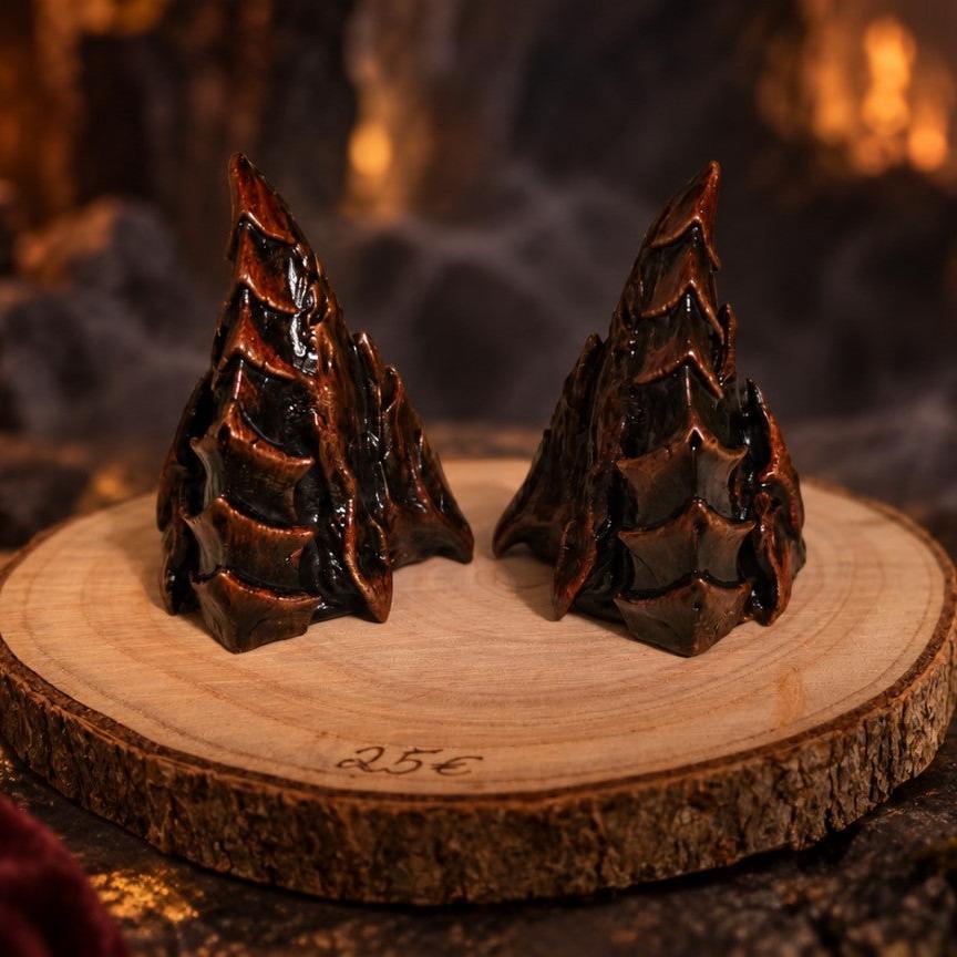 Abyss Hörner schwarz rot gold – handbemalte Resin Cosplay Hörner