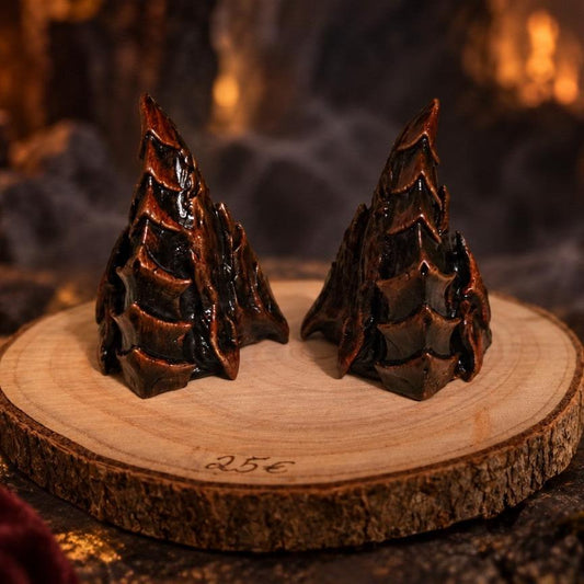 Abyss Hörner schwarz rot gold – handbemalte Resin Cosplay Hörner