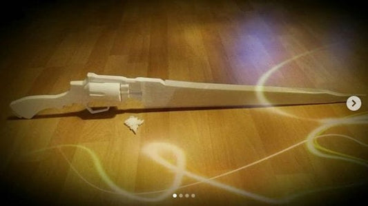 3D-gedrucktes Final Fantasy Gunblade Sword (84 cm) – Perfekt für Cosplay & Gaming!