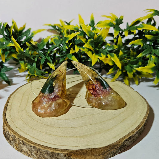 Fantastische Cosplay-Hörner aus Harz – 4cm mit Transparentem Nylonband