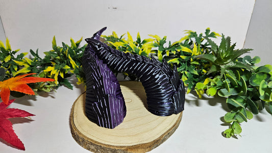 Black Purple Devil Demon Horns
