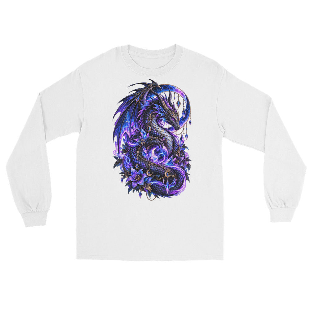 Drachenmond – Dark Fantasy Long Sleeve mit Drachenmotiv – Vorderansicht